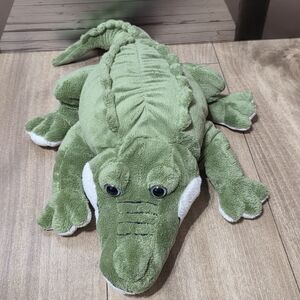 Linzy Toy I Hand Made Plush Green Alligator Stuffed Animal